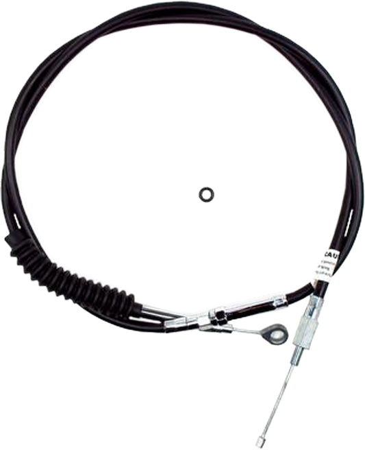 MOTION PRO Black Vinyl Clutch Longitudinally Wound Control Cable for Harley Davidson FXD and FXDB Models