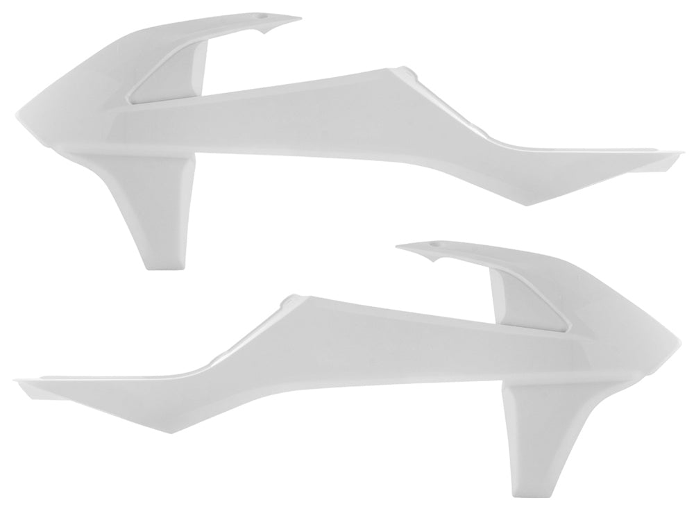 ACERBIS Radiator Shrouds for KTM Offroad Models – White Front Body Replacement Part