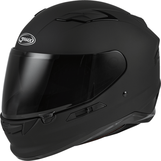 GMAX FF-98 Full Face Helmet Matte Black X-Small with Integrated LED Rear Light and Quick-Release Shield