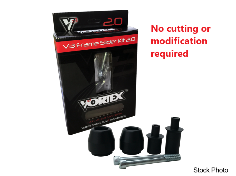 Vortex V3 2.0 Frame Sliders for Suzuki GSX-R1000R (2017-2022) – Black
