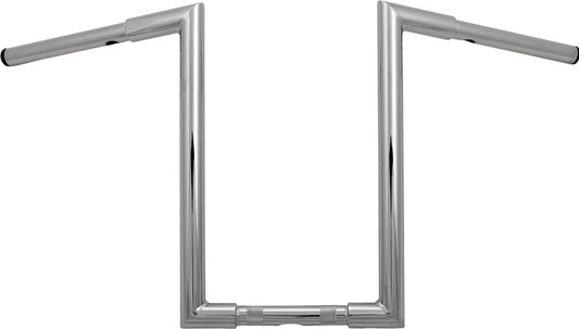 HardDrive H Bar Z Bar 1 1/4 inch Chrome Handlebars for Harley-Davidson Motorcycles
