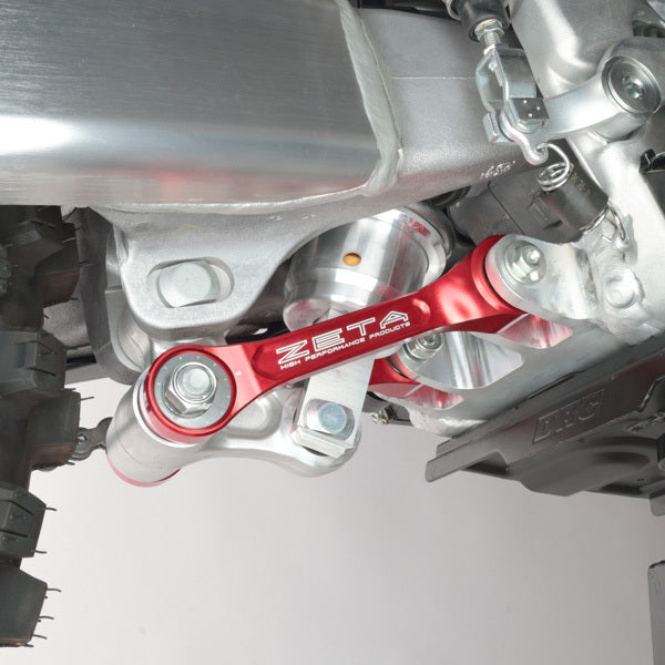 ZETA Adjustable Lowering Link for Honda CRF450 & CRF250R - Red
