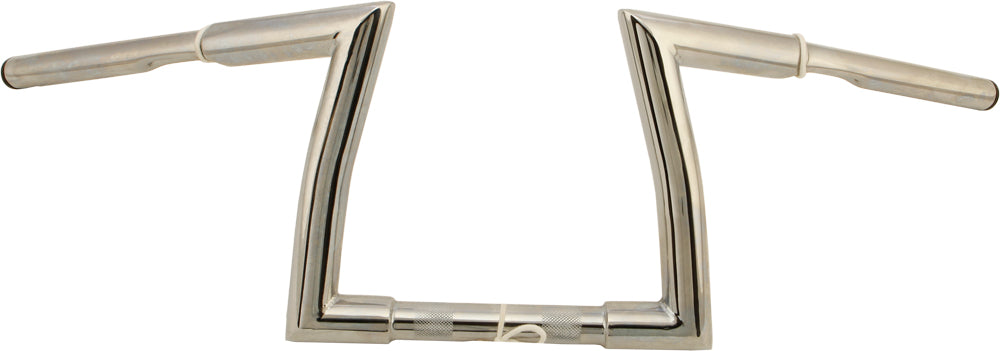 HardDrive 1.25-inch Z Bar Handlebars with 5-inch Pull Back for Harley Davidson – Chrome Finish