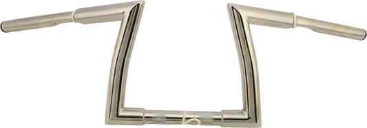 HardDrive 1.25-inch Z Bar Handlebars with 5-inch Pull Back for Harley Davidson – Chrome Finish