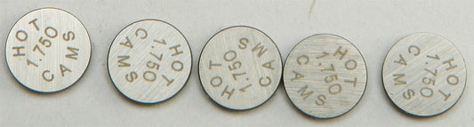 HOT CAMS Valve Shims 9.48x1.75mm 5-Pack for ATV/UTV and Honda CRF450R Models