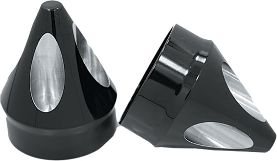 Avon Black Axle Nut Cover Spike for 7/8" and 1" Axle Nuts – Custom Motorcycle Accessory