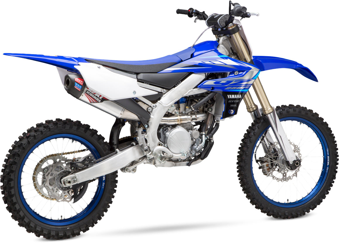 Yoshimura RS-12 Header, Canister, and End Cap Exhaust System for Yamaha YZ250F & YZ250FX
