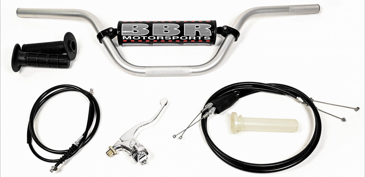 BBR Handlebar Kit for Honda CRF110F – Offroad Tall Aluminum Handlebars with Complete Controls