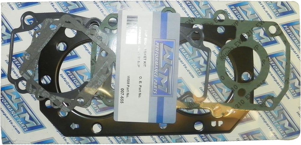 WSM Top End Gasket Kit for Kawasaki 550 SX (1991-1995) | OEM-Quality Marine Engine Gasket Set