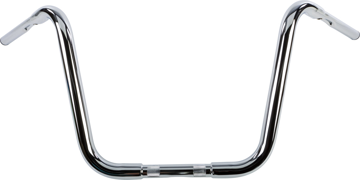 HardDrive 1.25 Inch Chrome Ape Hanger Handlebars with 8.5 Inch Pull Back for Harley-Davidson Motorcycles