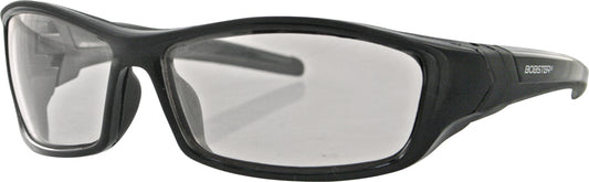 Bobster Hooligan Sunglasses with Photochromic Lenses – Black Frame, Impact-Resistant Polycarbonate