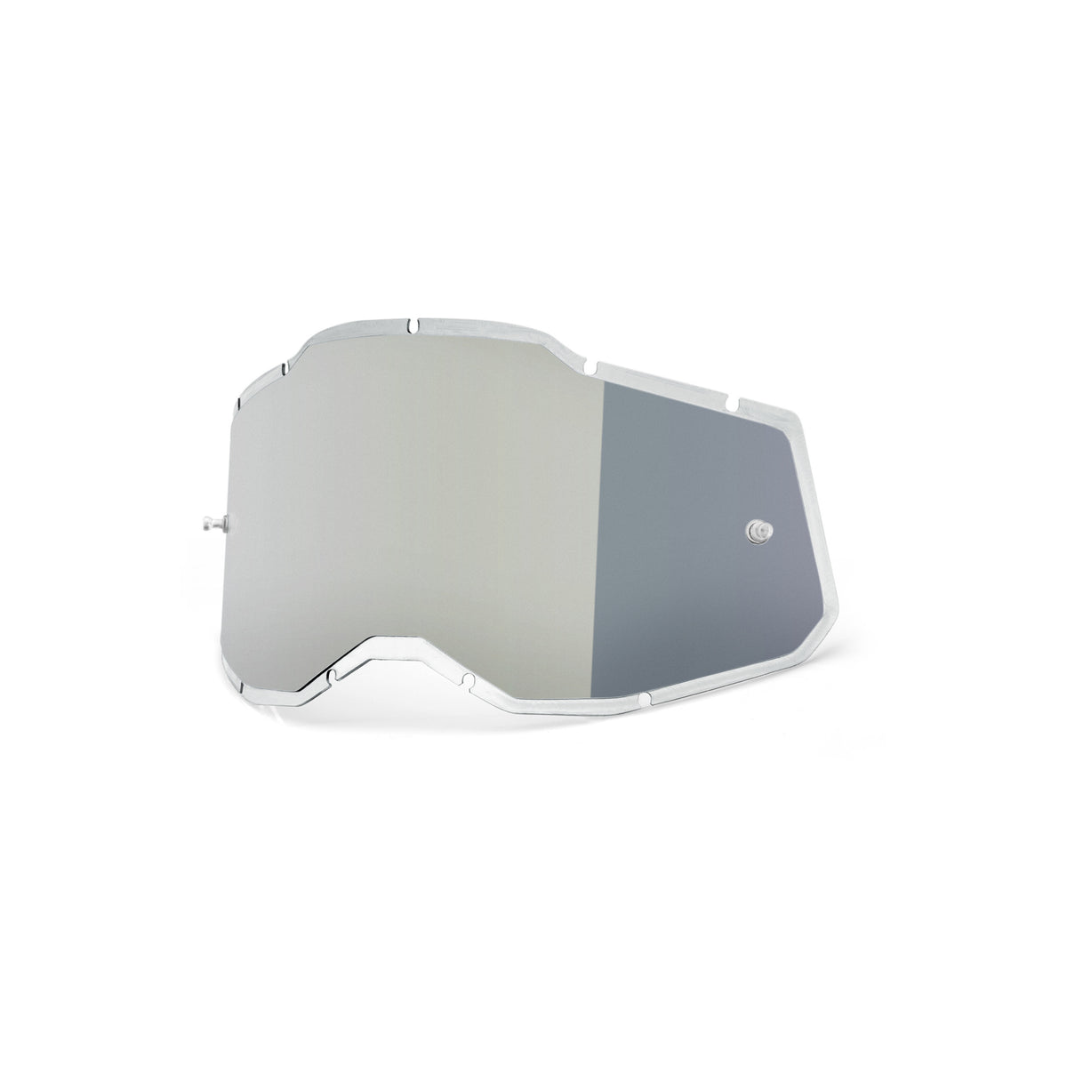 100-Percent RC2/AC2/ST2 Plus Replacement Silver Mirror Injected Flash Lens for Offroad Eyewear