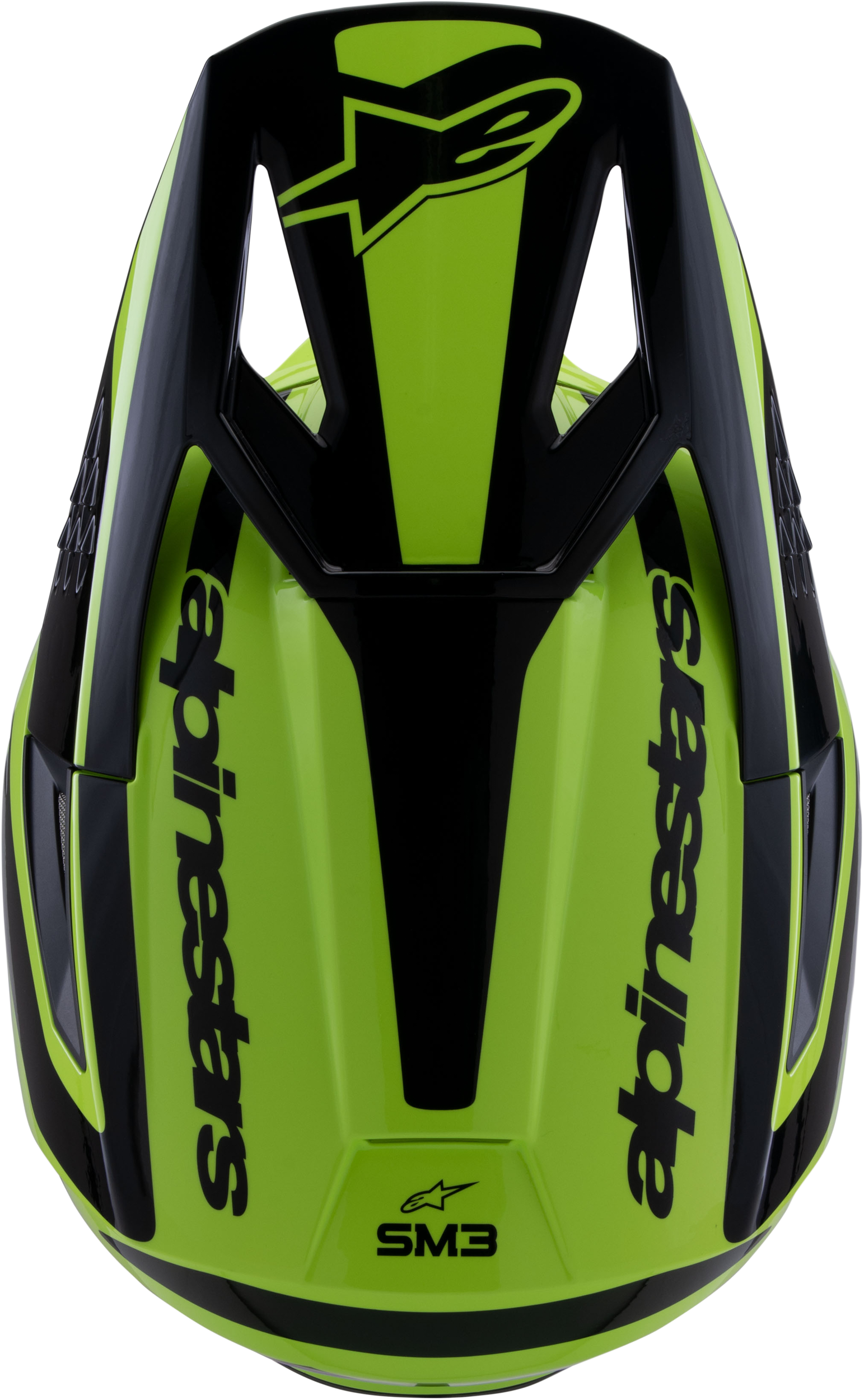 Alpinestars SM3 Heat Helmet Medium – Off-Road Safety and Comfort with Yellow Fluo/Black Gloss Finish