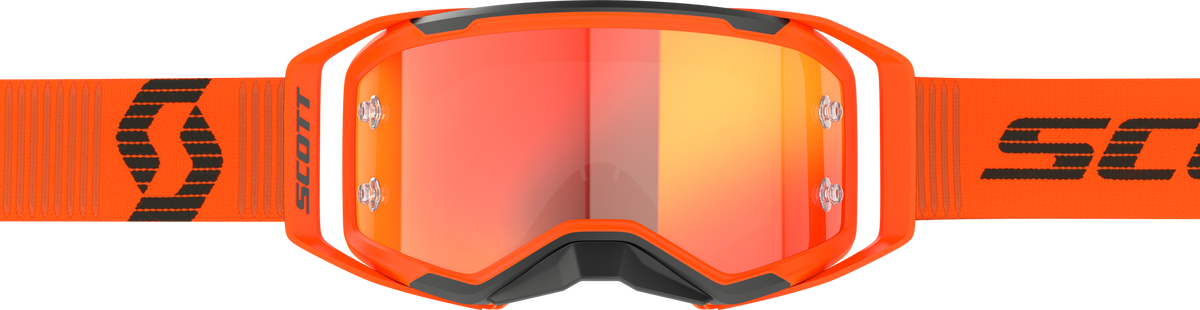 SCOTT Prospect 2.0 Offroad Goggles Orange/Black with Orange Chrome Lens