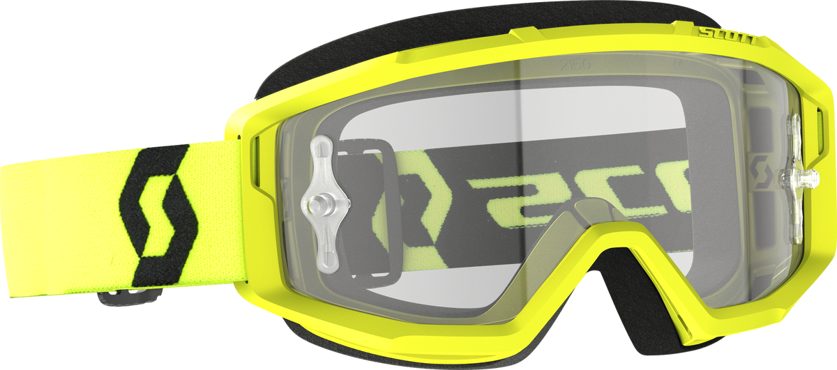 SCOTT Primal Goggle Yellow/Black with Clear Lens for Offroad Riding