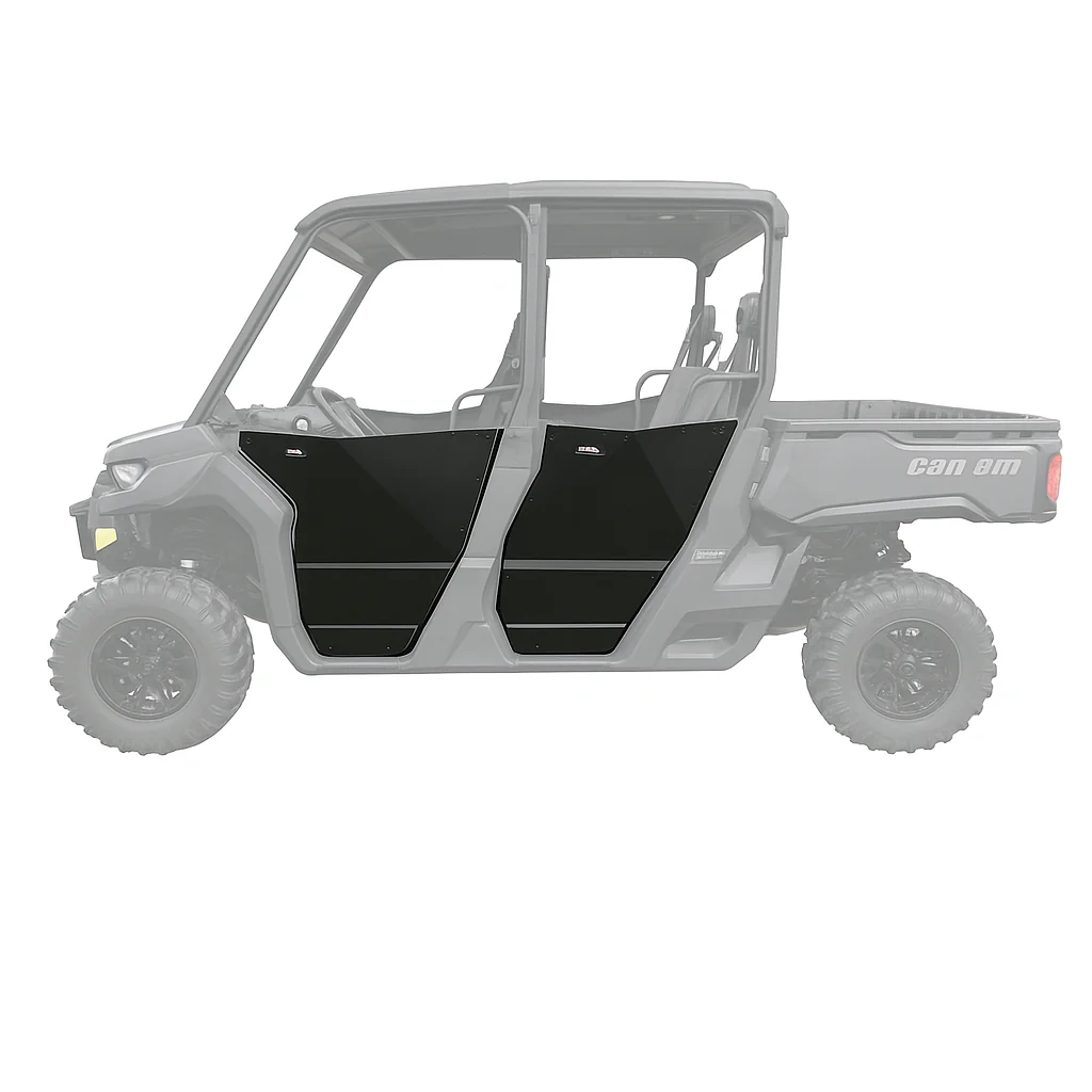 RIVAL POWERSPORTS USA Alloy Lower Rear Half Door Pair for ATV/UTV
