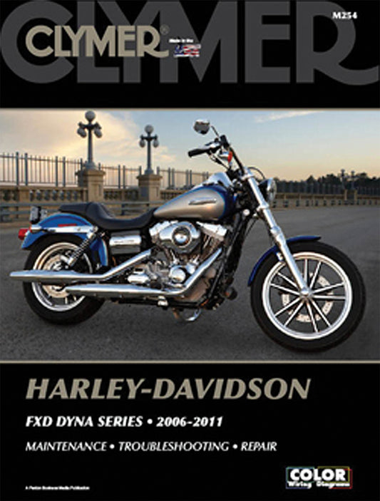 Clymer Repair Manual for Harley-Davidson Dyna Models (Part No. CM254)