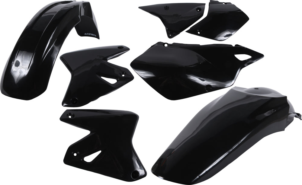 ACERBIS 2041080001 Plastic Body Kit for Kawasaki KLX400R (2003-2004) - Black