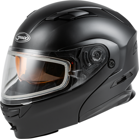 GMAX MD-01S Modular Snow Helmet with Quick Release Buckle and LED Light - Matte Black, X-Large