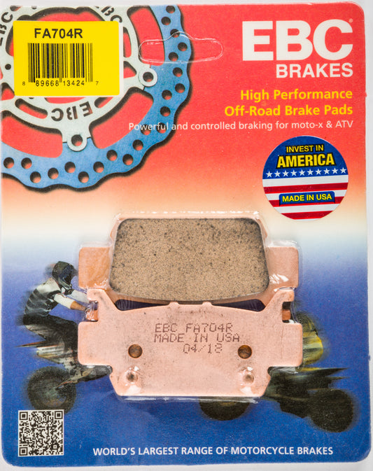 EBC Fa704R Sintered R Series Brake Pads for Honda Pioneer 1000 ATV/UTV