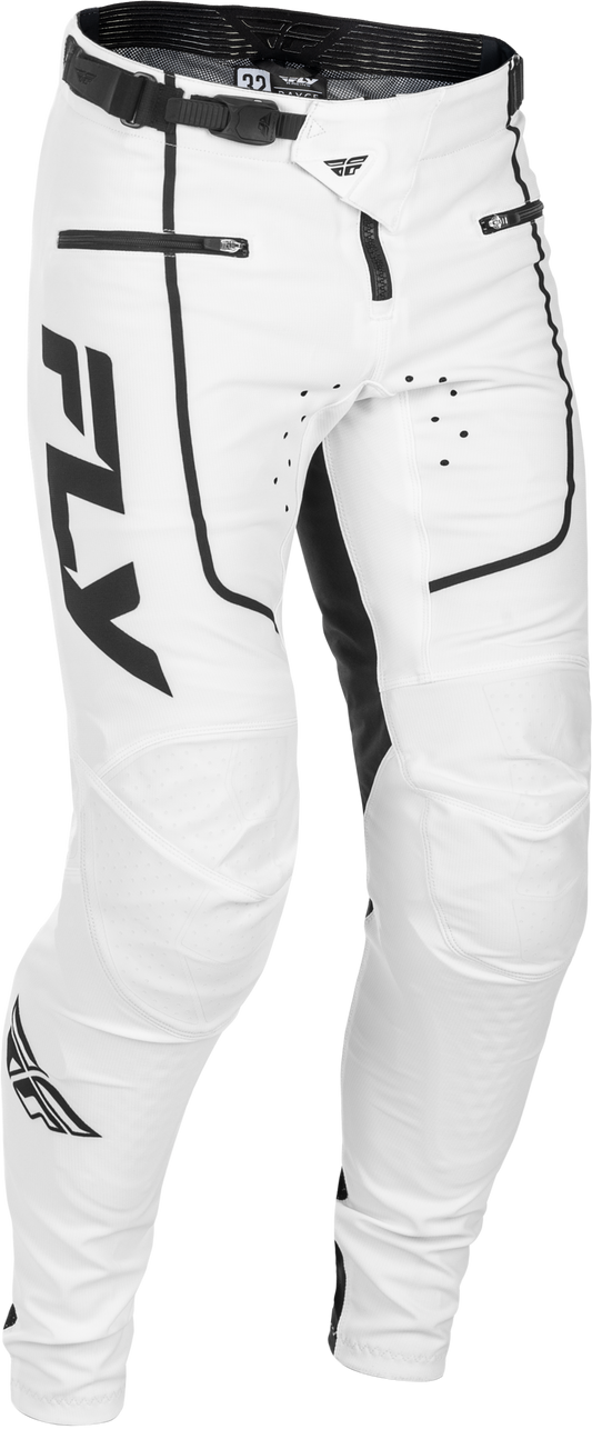 Fly Racing Rayce Bicycle Pants Men’s White/Black Size 38 – MTB & BMX Performance Apparel