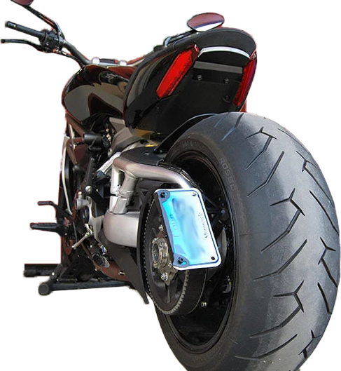 NEW RAGE CYCLES XD-SIDE Side Mount License Plate Frame for Ducati Diavel 1260