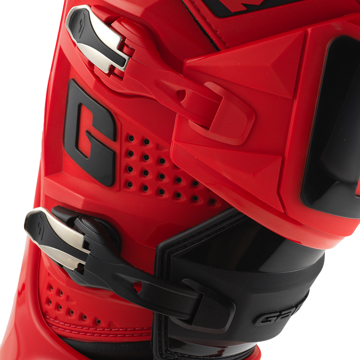 GAERNE SG-12 Offroad Motorcycle Boots - Red/Black, US Size 9