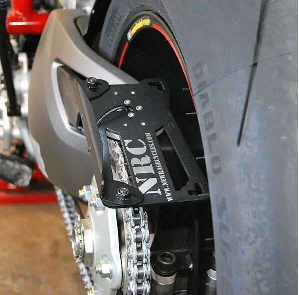 NEW RAGE CYCLES 950-SIDE Side Mount License Plate Frame for Ducati Hypermotard 950