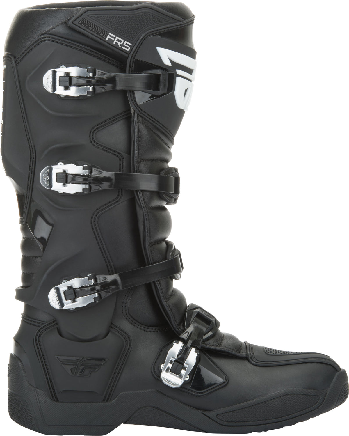 Fly Racing FR5 Offroad Boots Black Size US 11 – Durable Offroad Footwear for Trail Riding