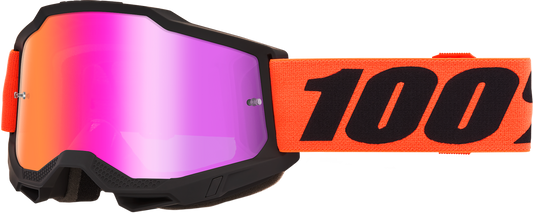 100-Percent Accuri 2 Goggle Ferran Mirror Red Lens for Offroad Performance