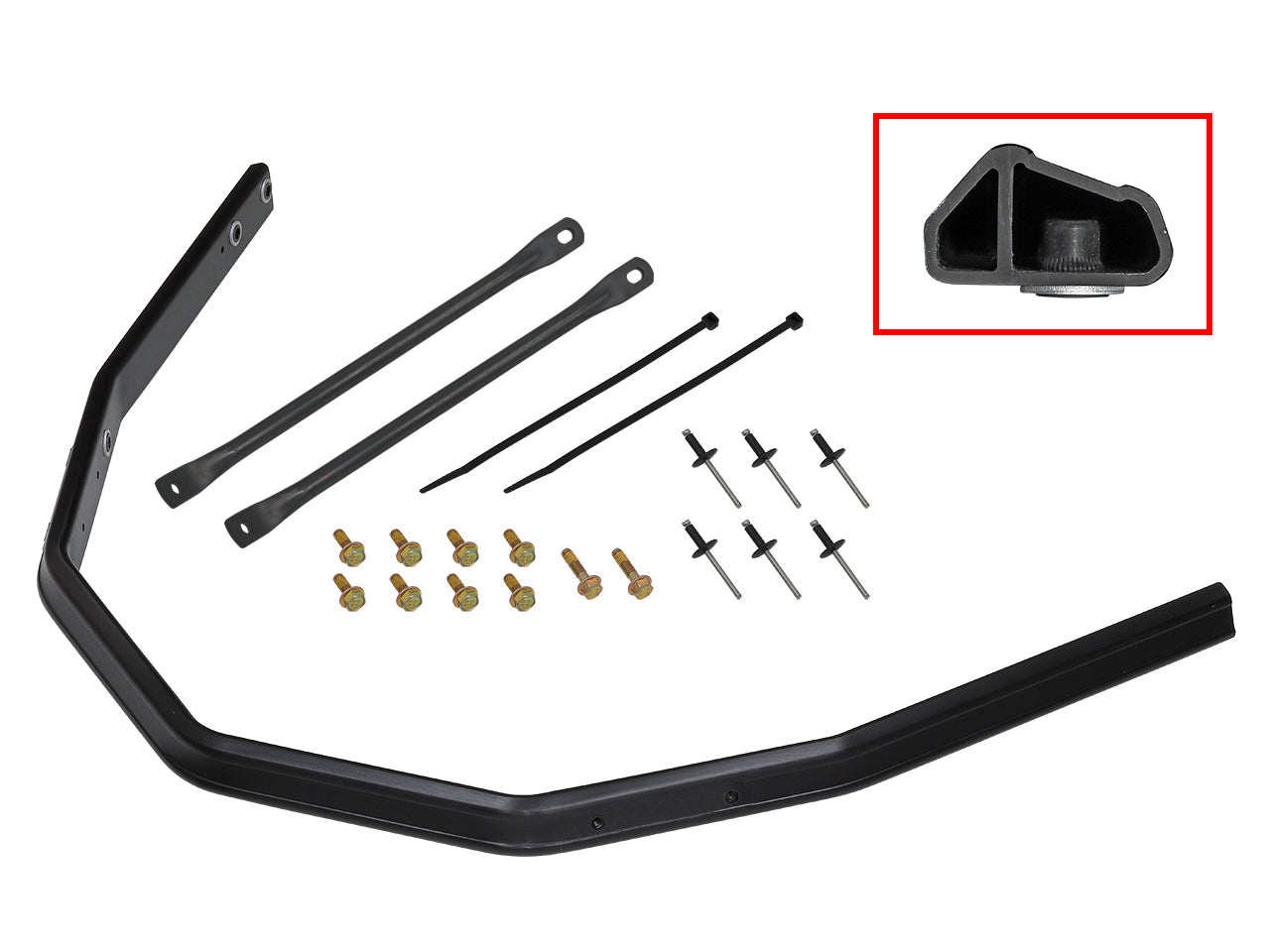 SP1 Front Bumper S/D for Ski-Doo Skandic and Tundra Snowmobile Models (Part No. SC-12689)