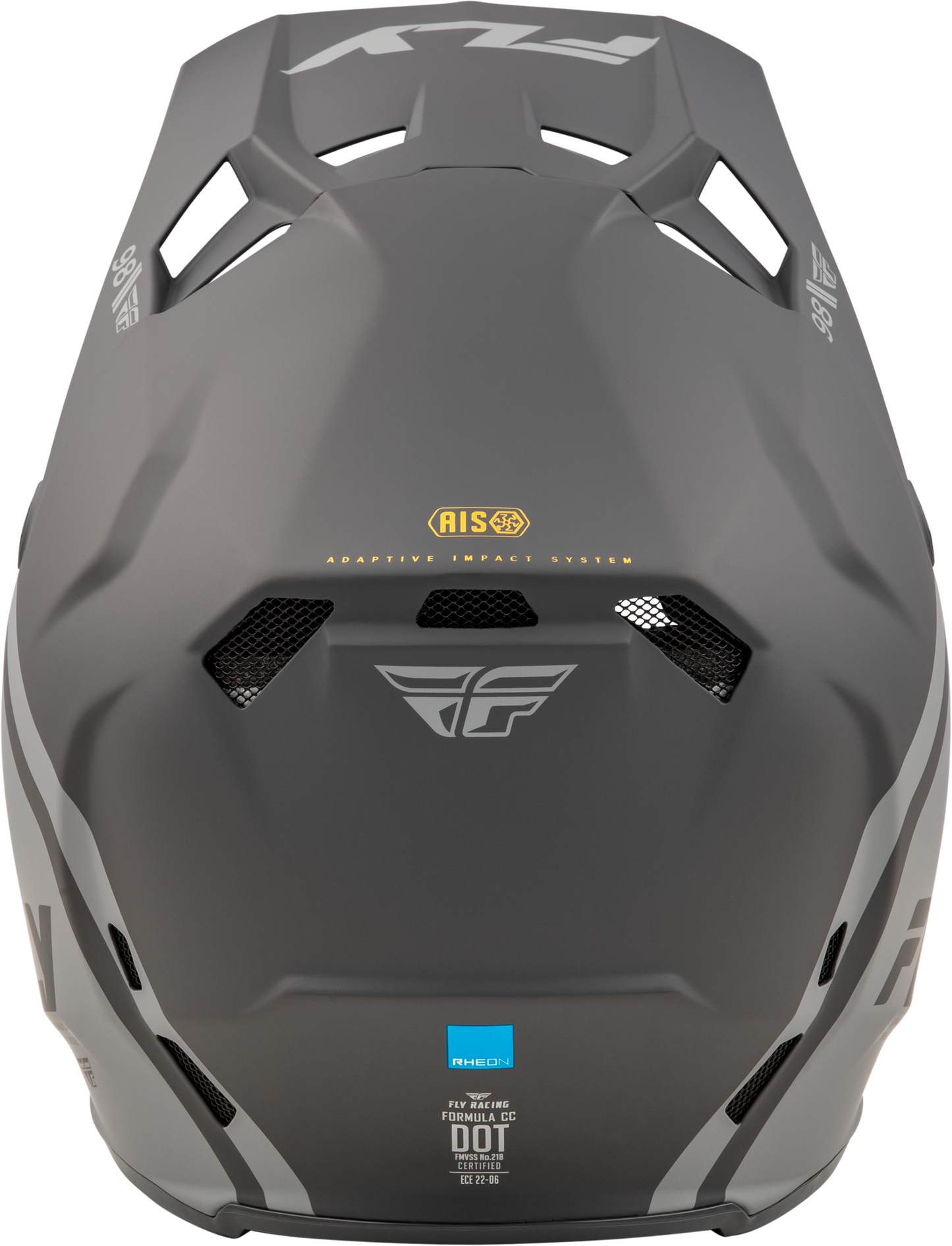 Fly Racing Formula CC Objective Helmet Matte Black/Grey X-Small - Full-Face Offroad Helmet with Impact Protection