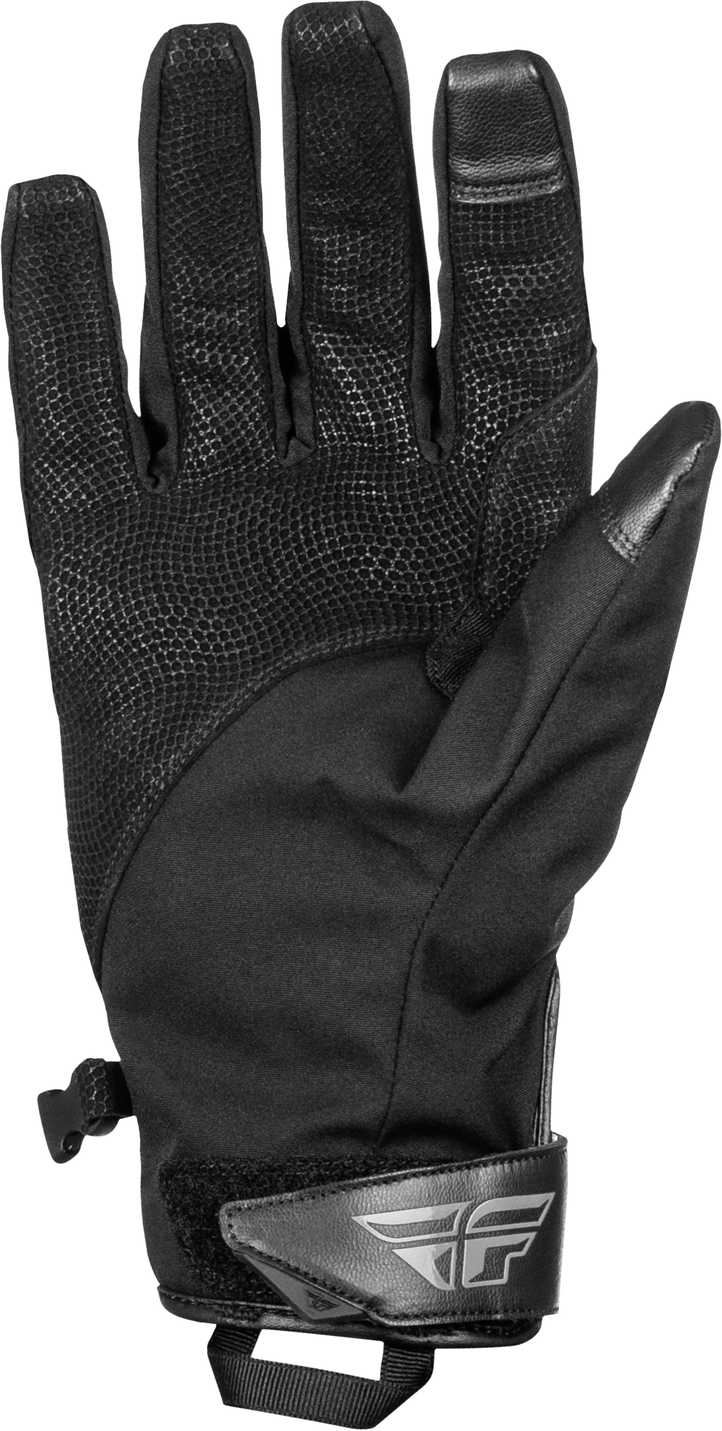 Fly Racing TITLE Midweight Snow Gloves with 3M Thinsulate and LED Heat Control - Grey/Black, Medium