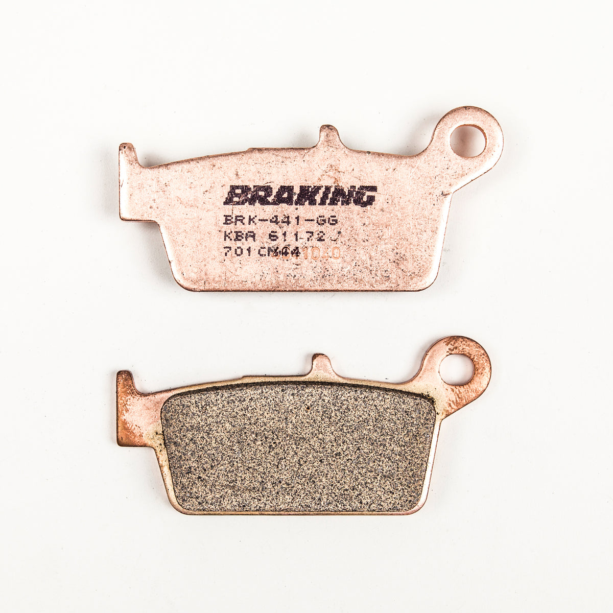 BRAKING 701CM44 Sintered Metal Front Brake Pad Set for Off-Road and Street Vehicles