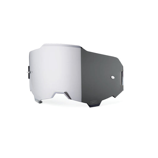 100-PERCENT Armega/Armatic Injected Silver Mirror Offroad Eyewear Lens – Durable Motorcycle and Offroad Gear Part
