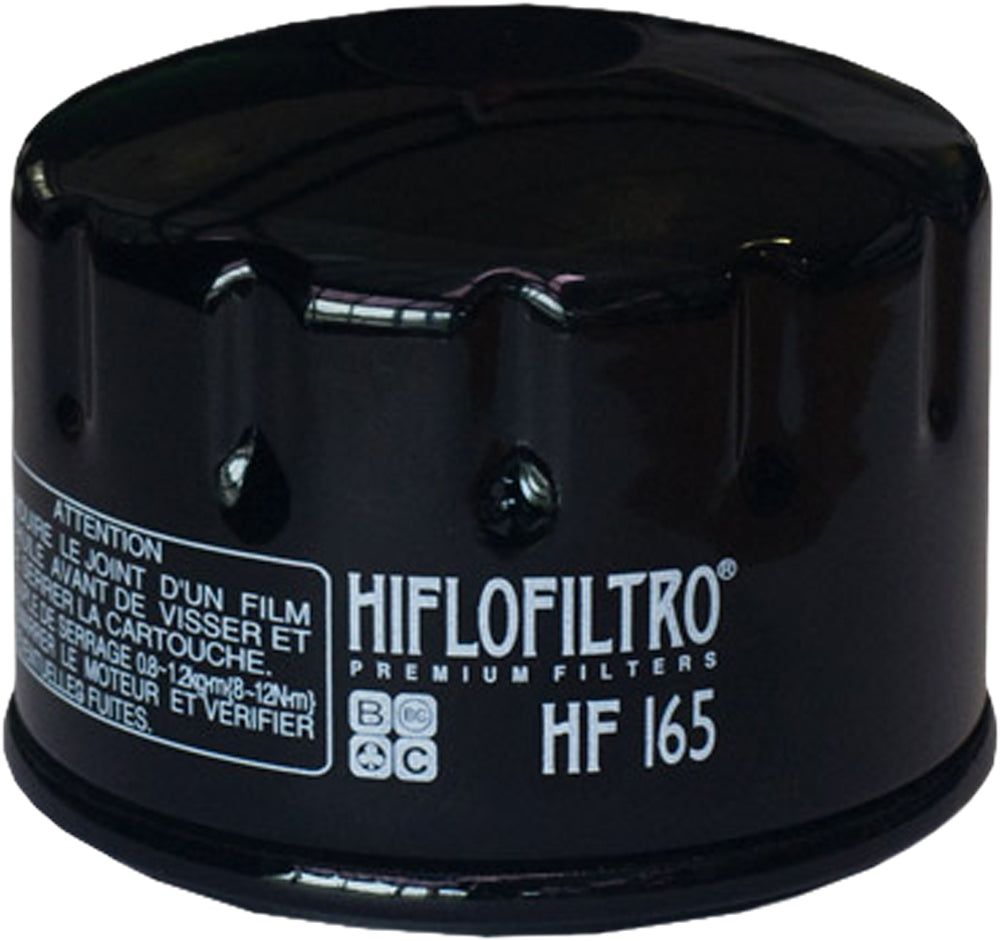 HIFLOFILTRO HF165 Oil Filter for BMW F800 Series - OEM Replacement with Safety Wire Provision