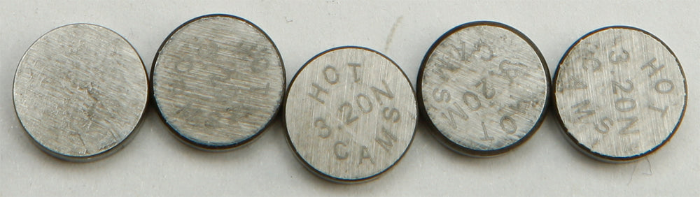 HOT Cams Valve Shims 5-Pack for Yamaha YZ450FX and Honda CRF450R (Part #5PK948320)