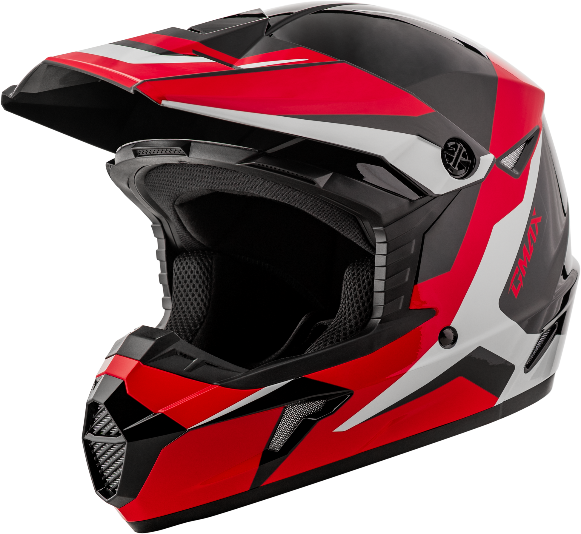 GMAX MX-46 Off-Road Helmet in Black and Red, X-Large