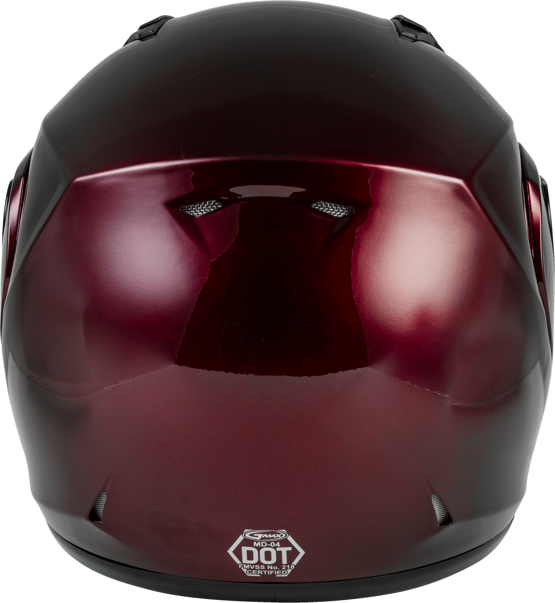 GMAX MD-04 Modular Helmet - Large, Wine Red, Gloss Finish