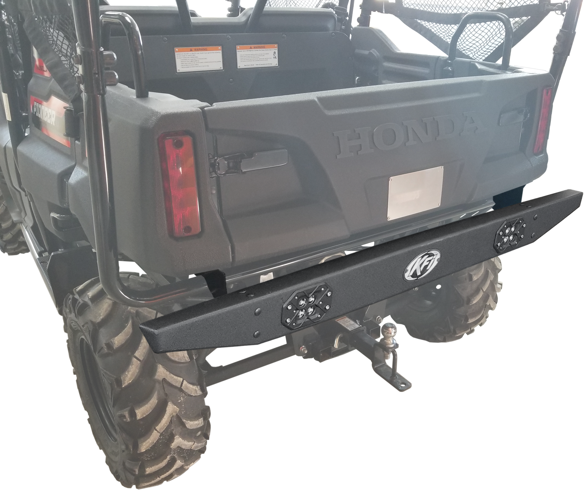 KFI Part Number 101570 Rear Bumper for Honda Pioneer 700 Series – Durable Powder-Coated Steel ATV/UTV Body Protection