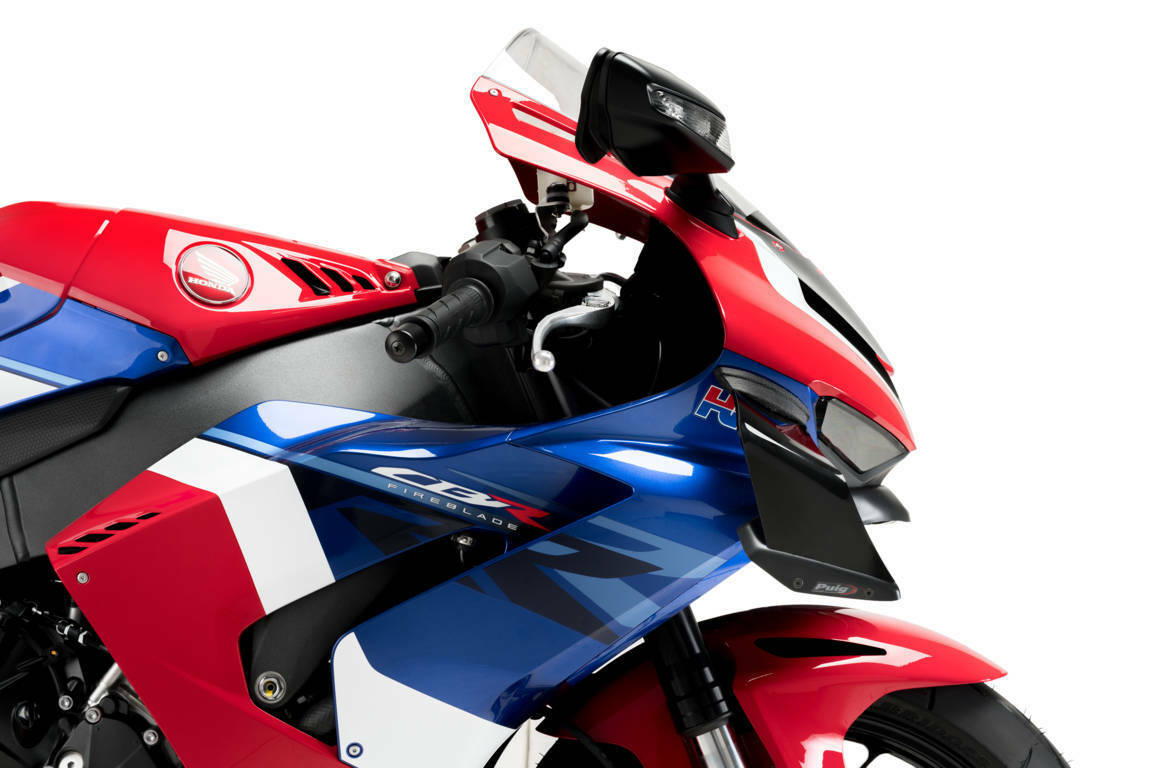 PUIG Front GP Spoiler for Honda CBR1000RR-R Fireblade SP 2020-2022, Black