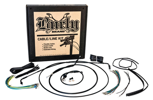 Burly Brand B30-1307 12-Inch Apes Cable Kit for Honda Rebel 1100 Models