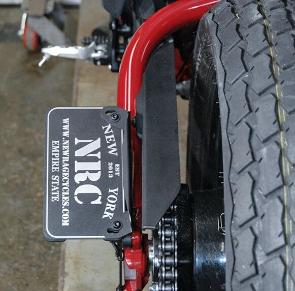 NEW RAGE CYCLES FTR-SIDE Side Mount License Plate Frame for Indian FTR1200