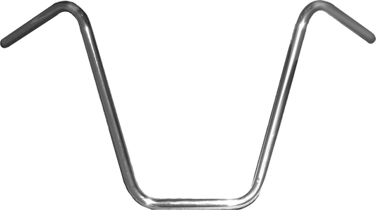 FIRE POWER 7/8 Inch Handlebar Ape Hanger 18 Inch Rise Chrome for Street Motorcycles