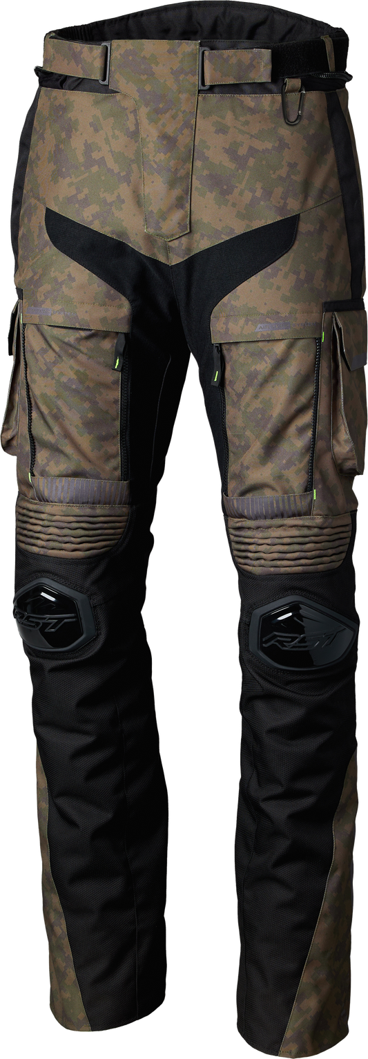 RST Pro Series Ranger CE Jean Digi Green Textile Pants for Adventure Touring, US 44