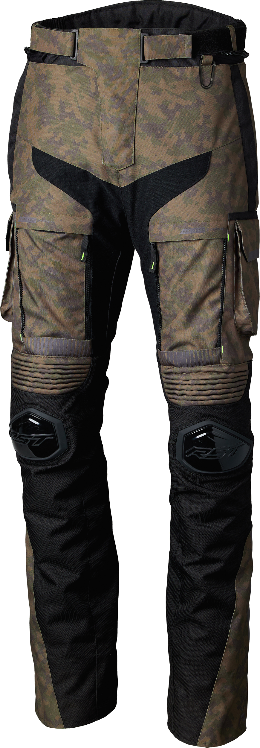 RST Pro Series Ranger CE Jean Digi Green Textile Pants - US 32 Adventure Touring Motorcycle Apparel