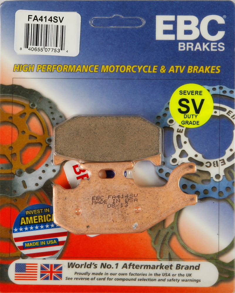 EBC FA414SV Severe Duty Brake Pads for Suzuki KingQuad ATV/UTV Models