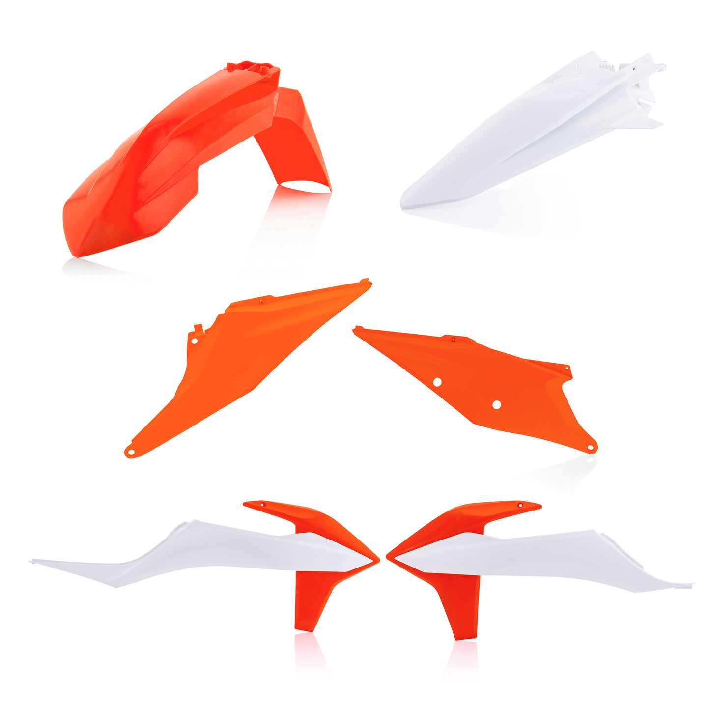 ACERBIS Plastic Kit for KTM 500 EXC-F and 350 EXC-F Models - Original Factory Shape Replacement Body Parts