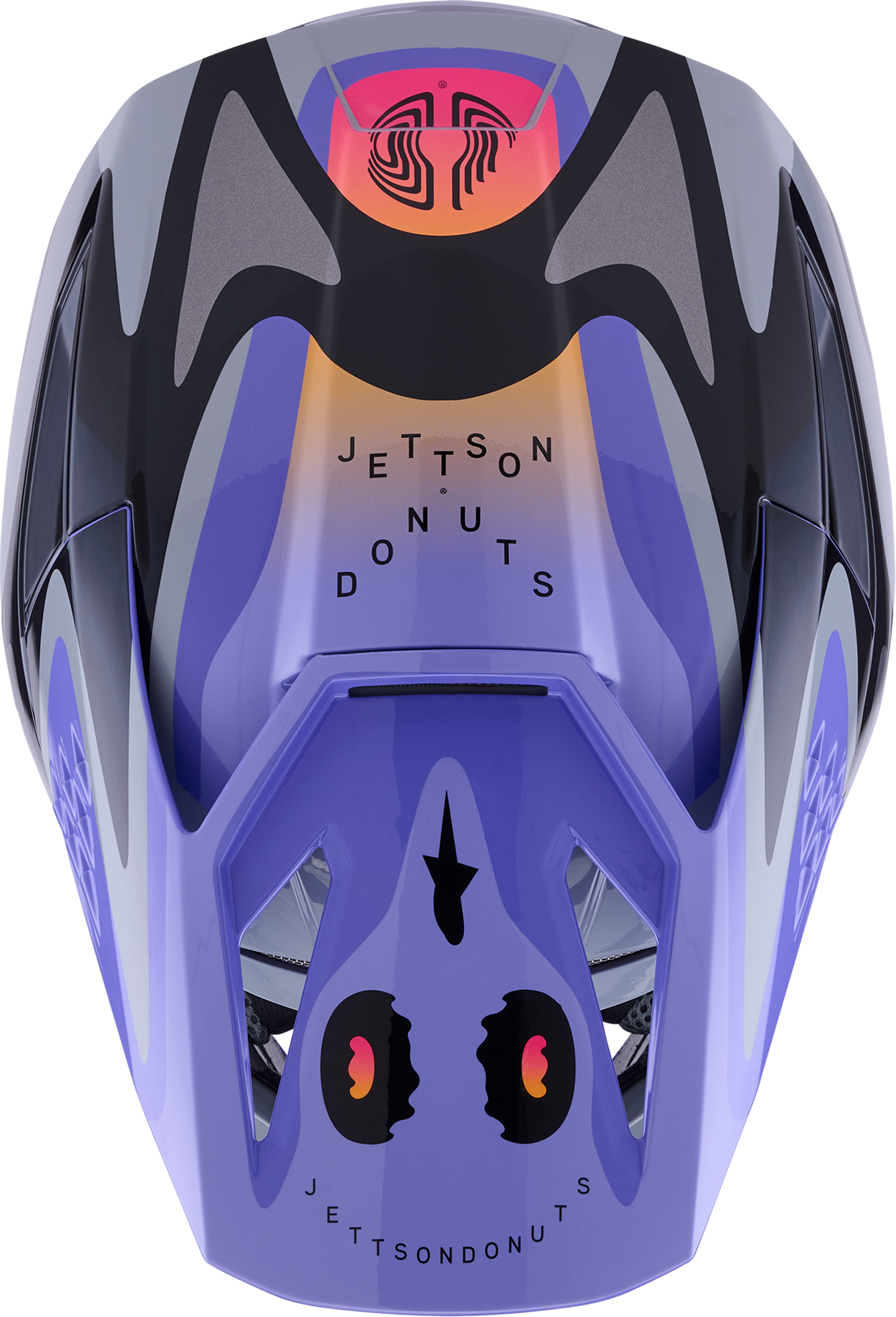 Alpinestars Jettson SM3 Youth Helmet - Grey, Purple & Black Gloss - Offroad Off-Road Gear