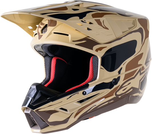 Alpinestars SM5 Mineral Helmet X-Small Dark Brown/Kangaroo Matte Off-Road Safety Helmet